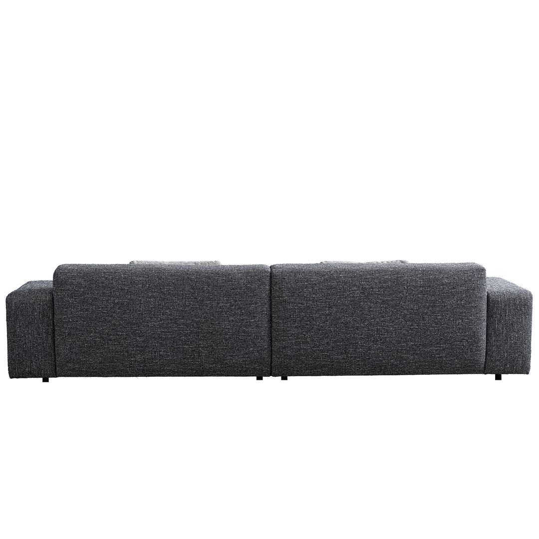 Modern mixed weave fabric 4 seater sofa toro in real life style.