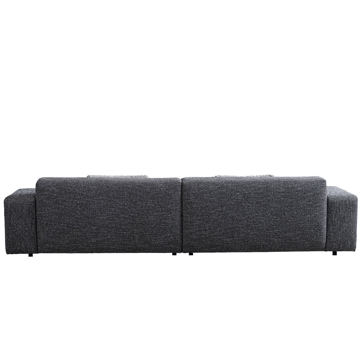 Modern mixed weave fabric 4 seater sofa toro in real life style.