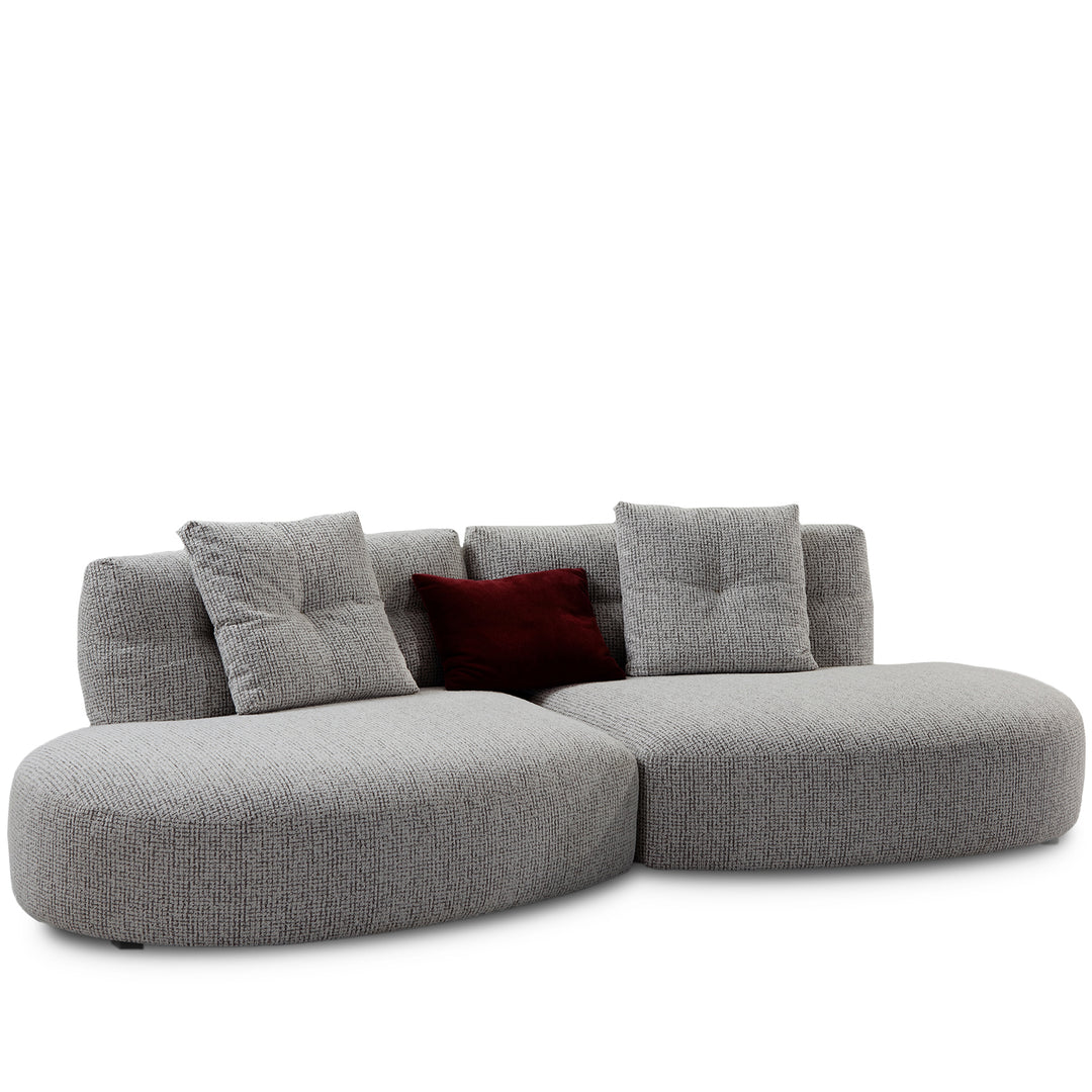 Modern Mixed Weave Fabric 4 Seater Sofa DISCO