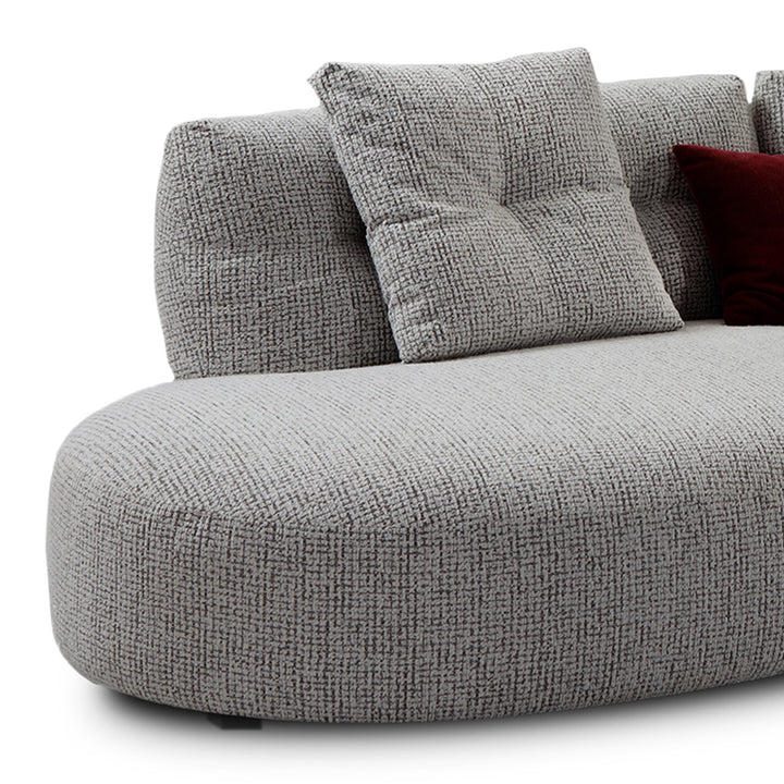 Modern Mixed Weave Fabric 4.5 Seater Sofa DISCO