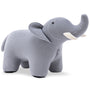 Contemporary Mixed Weave Fabric Ottoman Decoration ELEPHANT