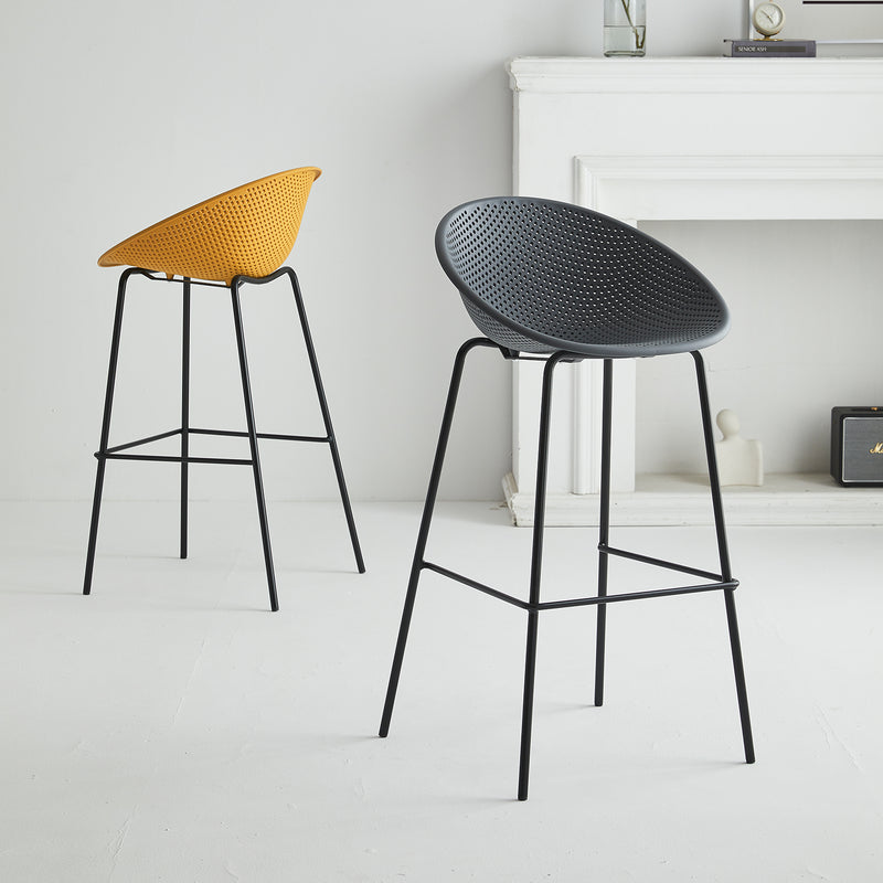 Bauhaus plastic bar chair europa in panoramic view.