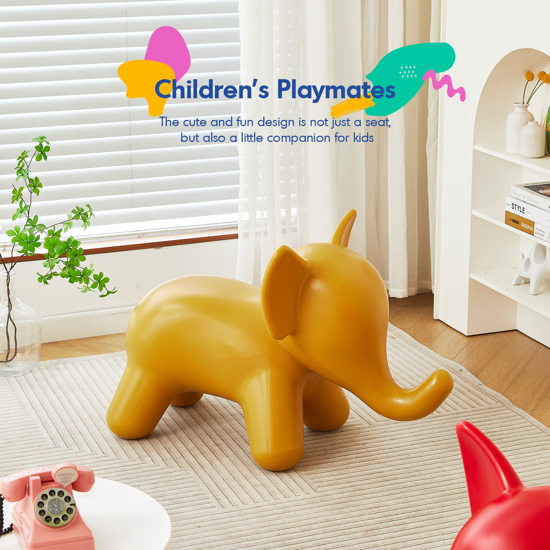 Modern plastic decor elephant material variants.