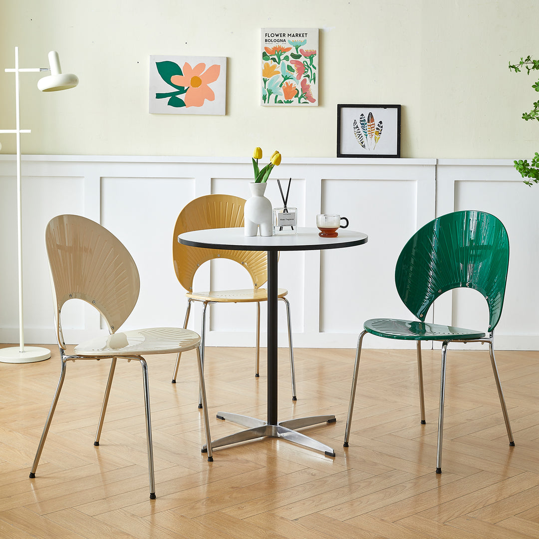 Contemporary Plastic Dining Chair APOLLO