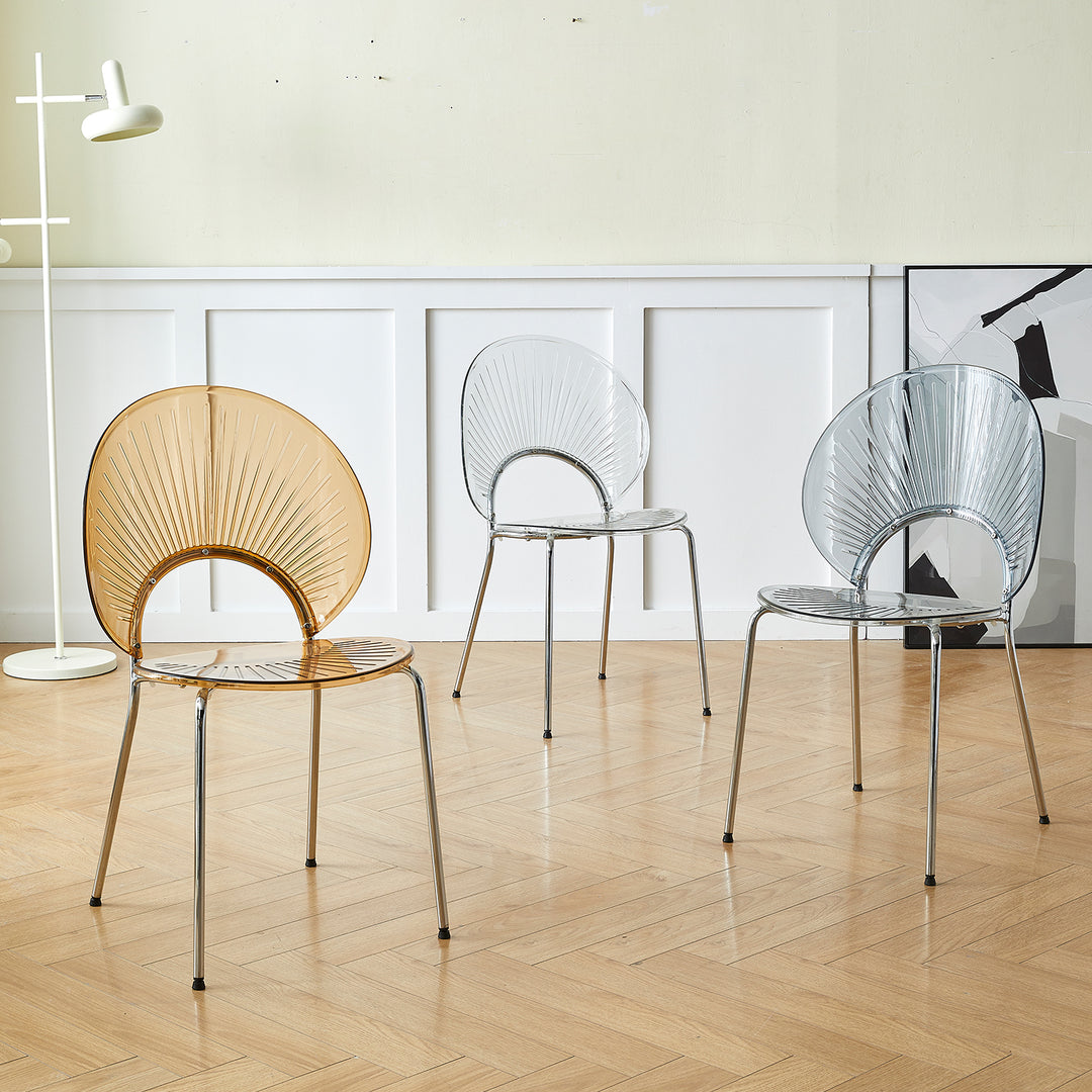 Contemporary Plastic Dining Chair APOLLO