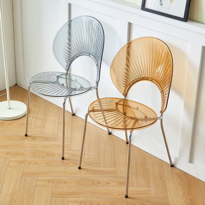 Contemporary Plastic Dining Chair APOLLO