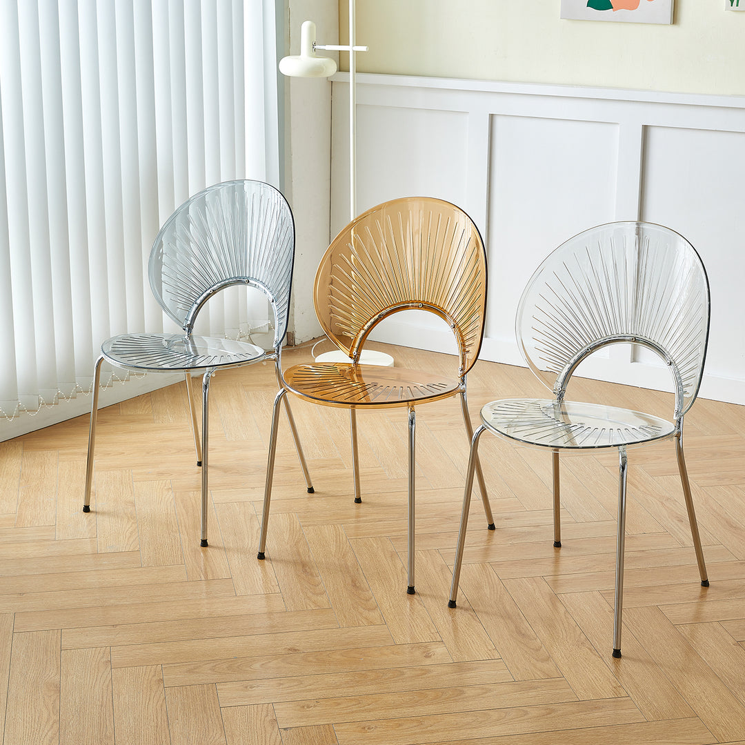 Contemporary Plastic Dining Chair APOLLO