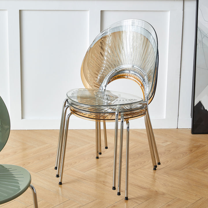 Contemporary Plastic Dining Chair APOLLO