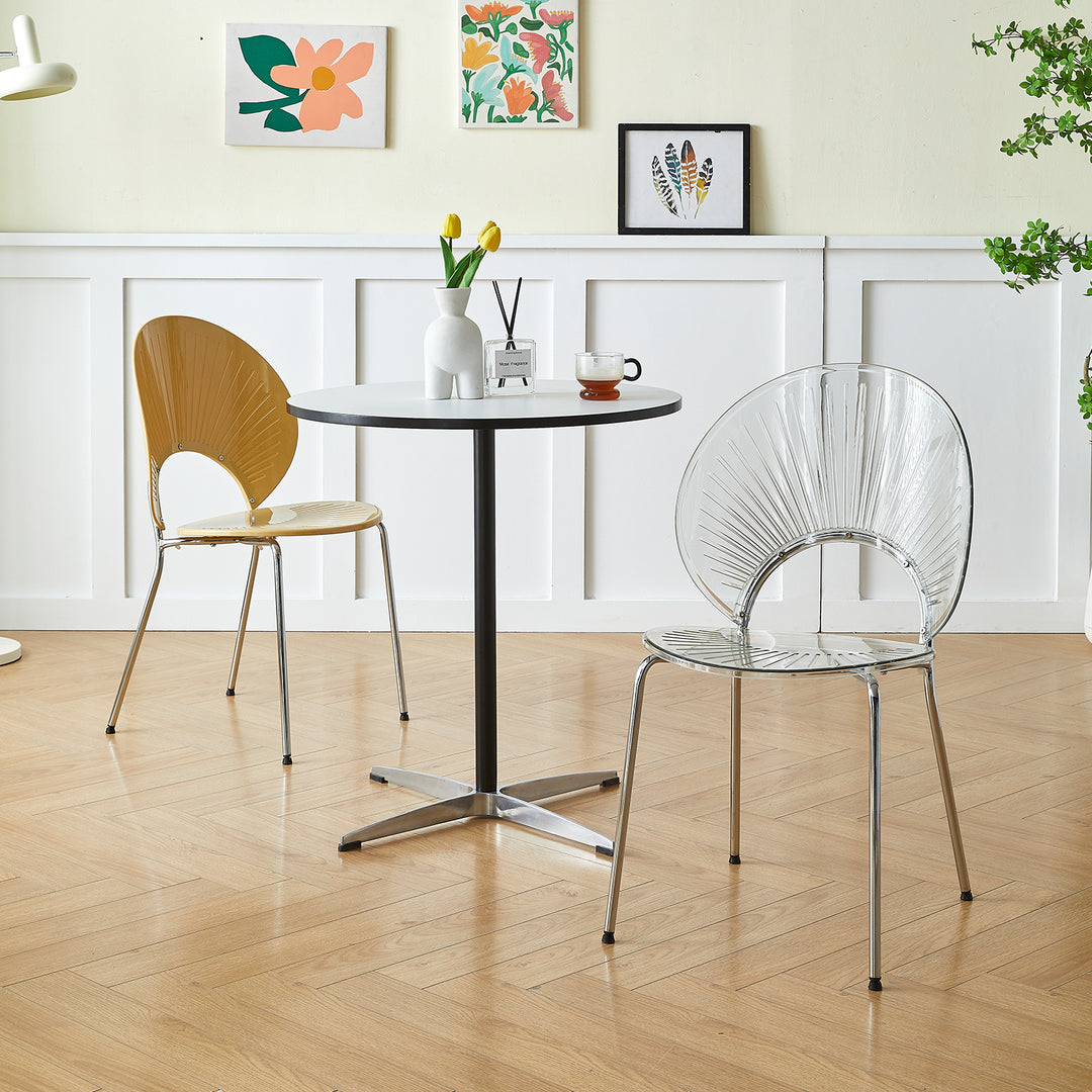 Contemporary Plastic Dining Chair APOLLO