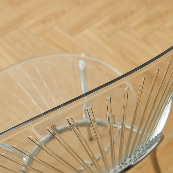 Modern plastic dining chair apollo detail 15.