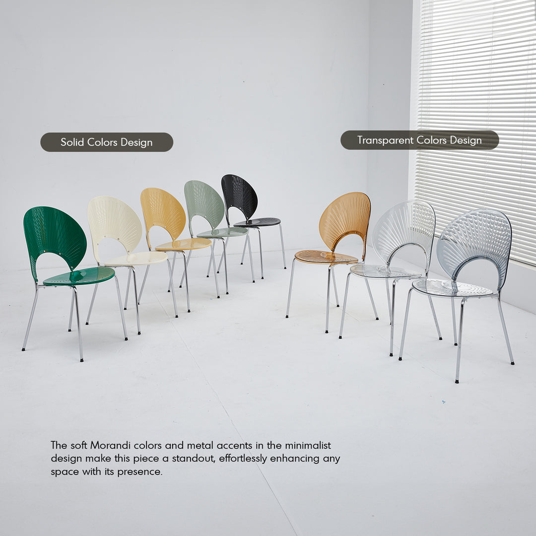 Modern Plastic Dining Chair APOLLO