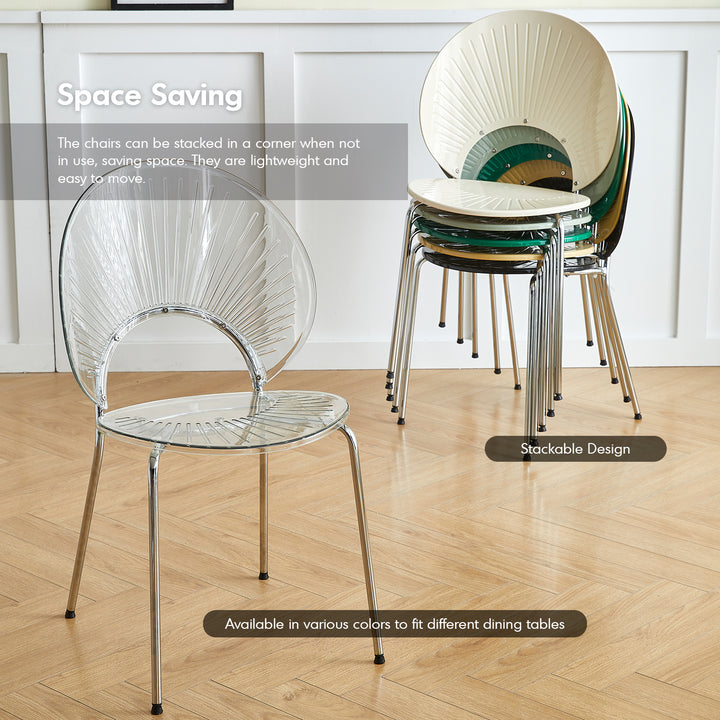 Modern Plastic Dining Chair APOLLO