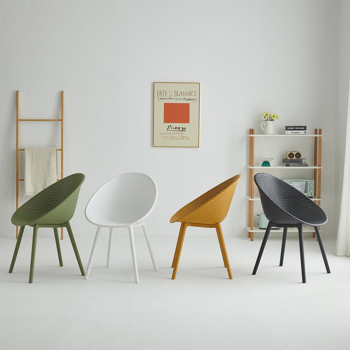 Contemporary Plastic Dining Chair EUROPA