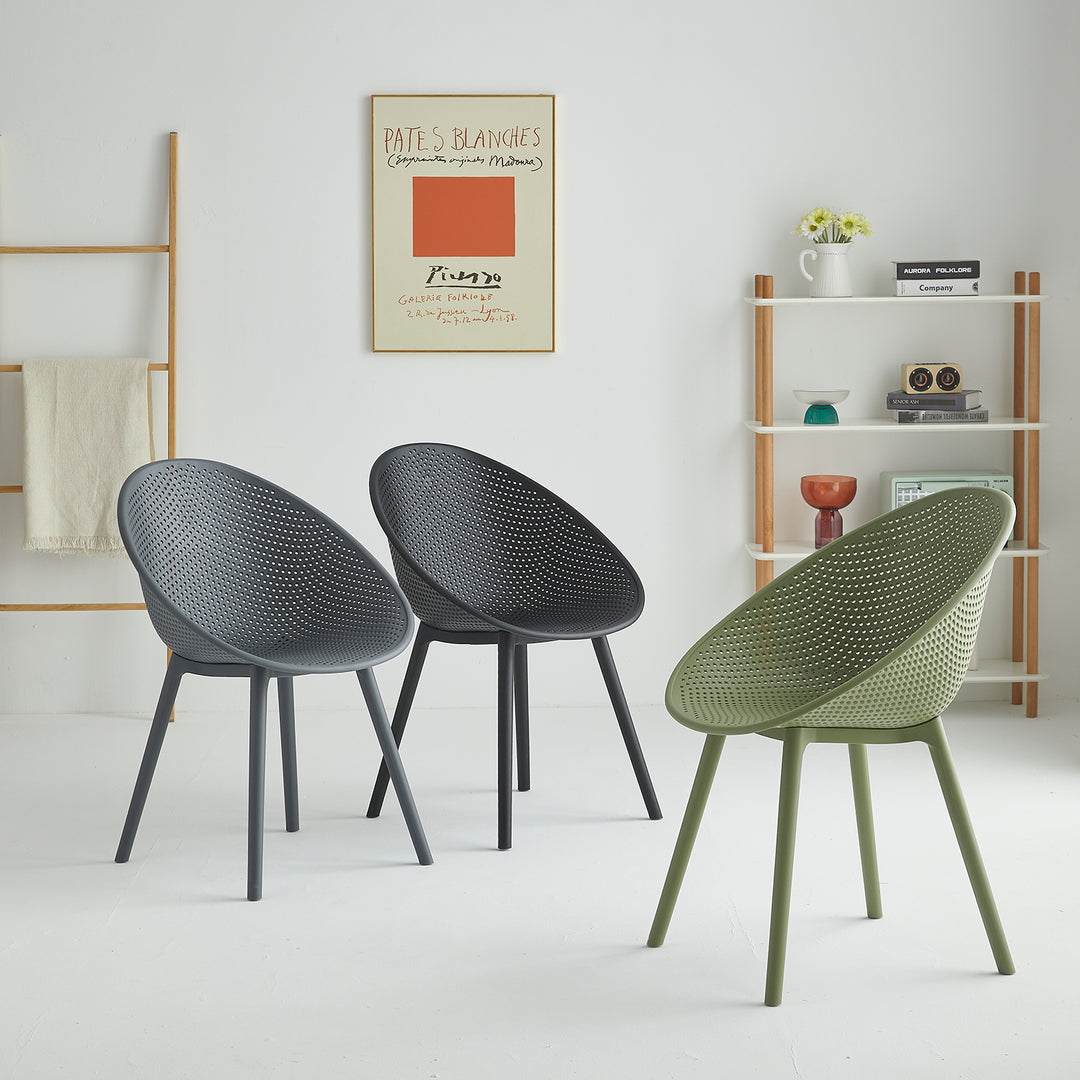 Contemporary Plastic Dining Chair EUROPA