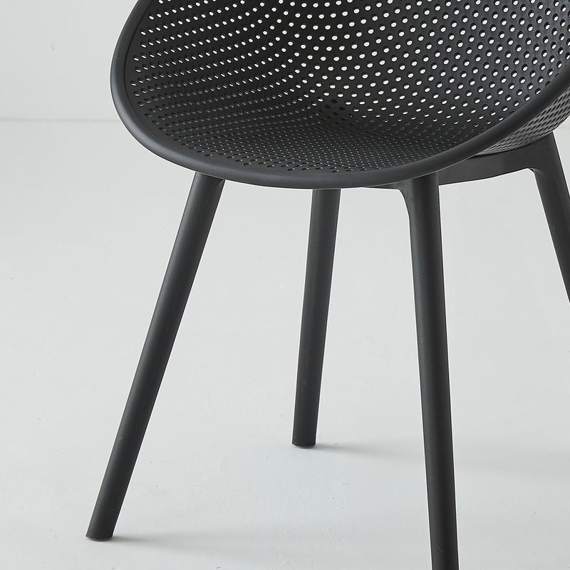 Bauhaus Plastic Dining Chair EUROPA Material Details Chart