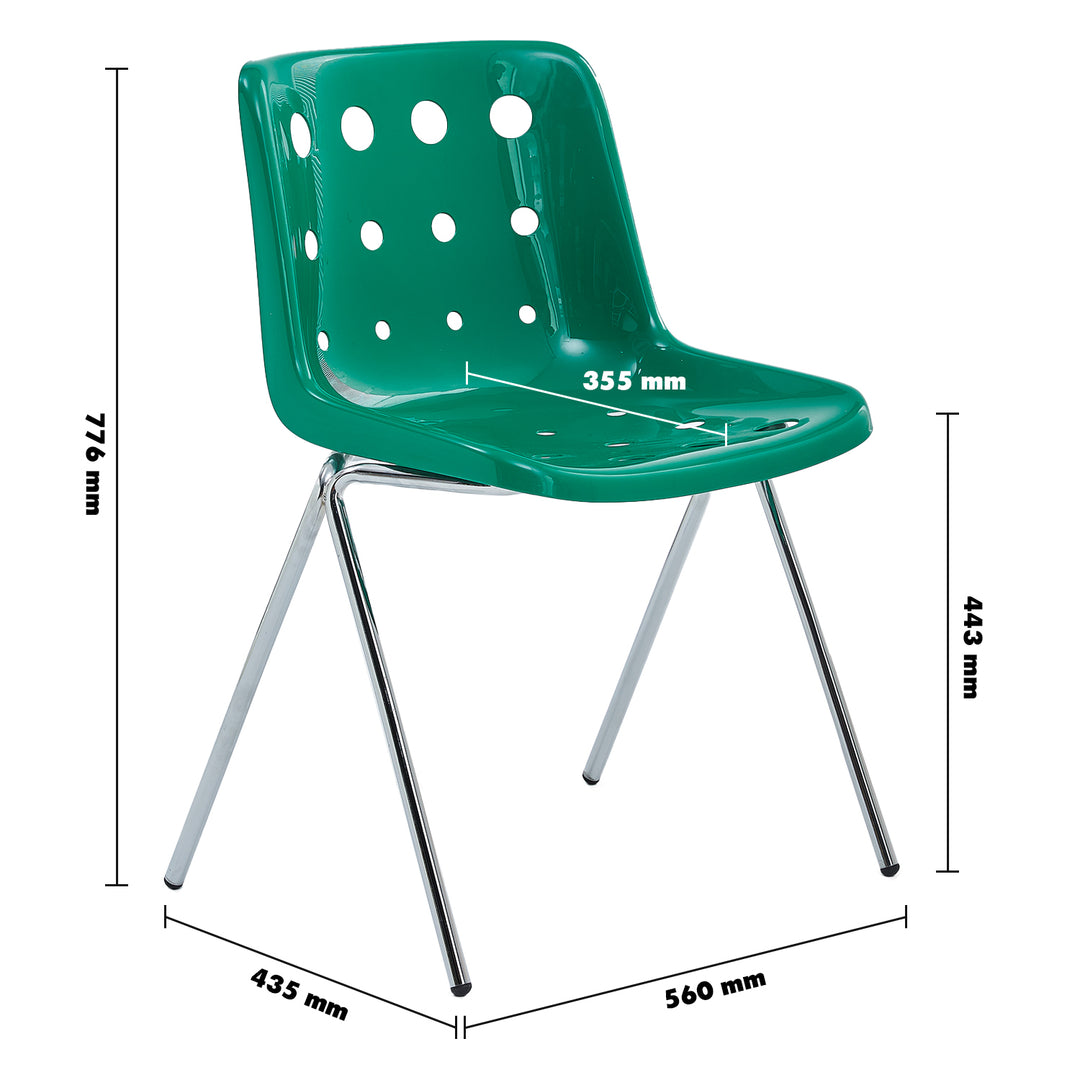 Modern Plastic Dining Chair POLO