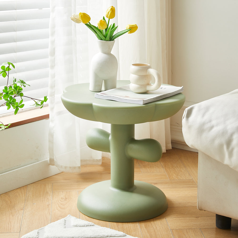 Contemporary plastic side table blaze primary product view.