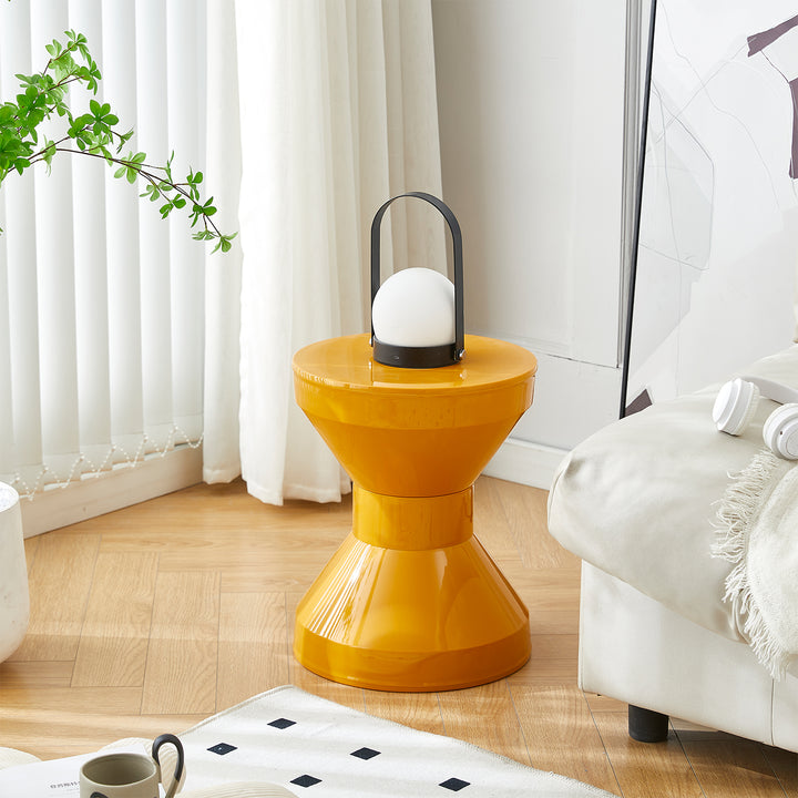 Modern plastic side table roller environmental situation.