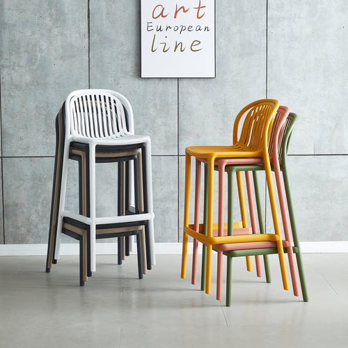 Bauhaus Plastic Stackable Bar Chair FLARE Good to Know Preview-1