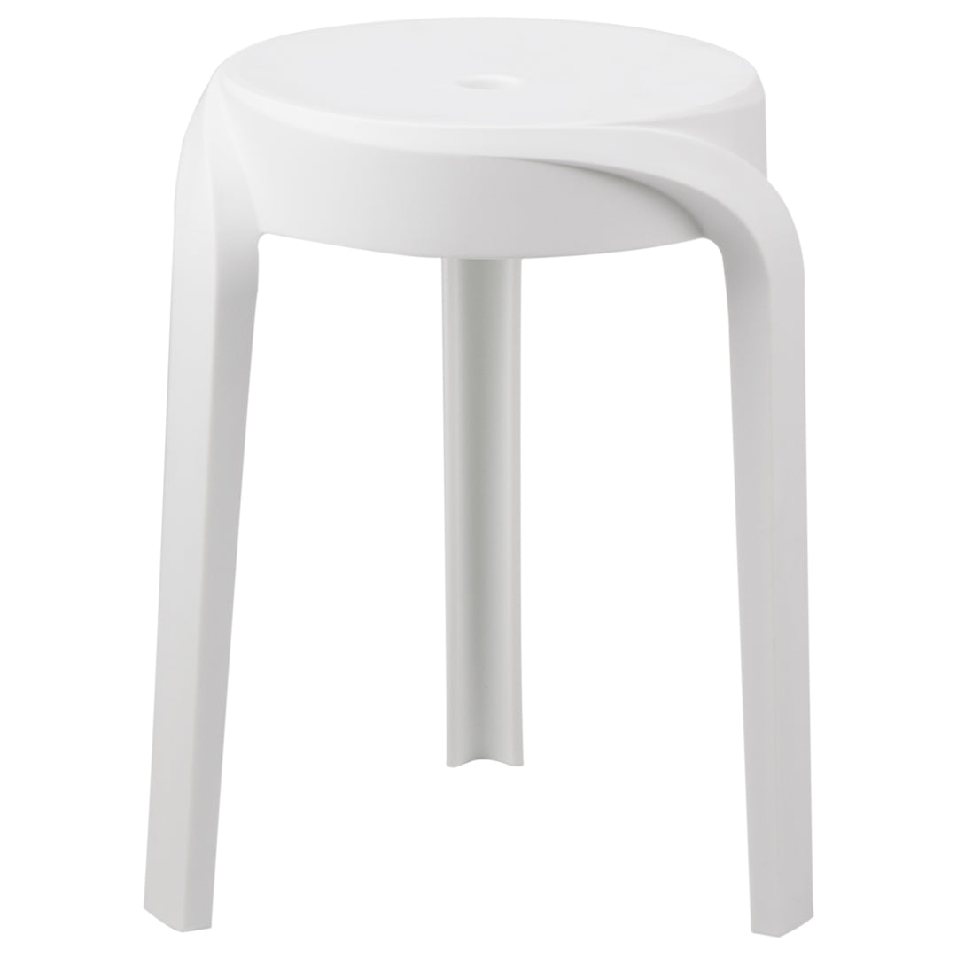 Modern Plastic Stackable Dining Stool 4pcs Set WHIRL