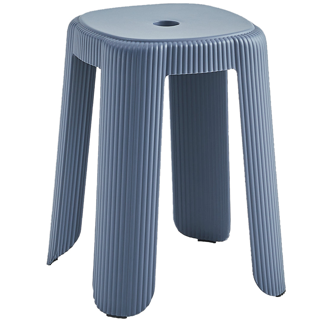 Contemporary plastic stackable dining stool pop detail 6.