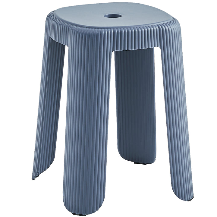 Contemporary plastic stackable dining stool pop detail 6.