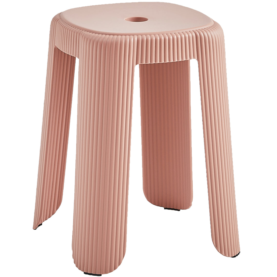 Contemporary plastic stackable dining stool pop detail 8.