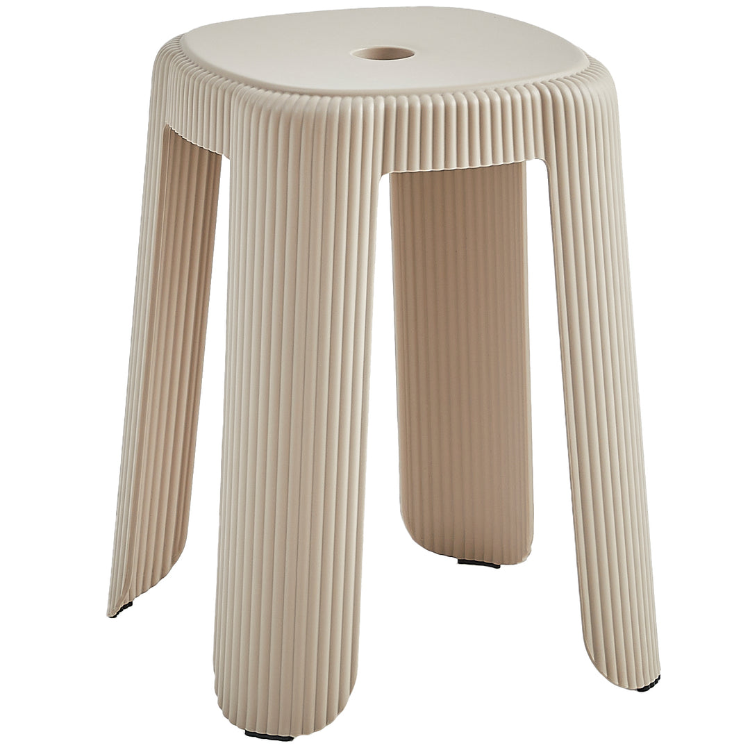 Contemporary plastic stackable dining stool pop detail 9.