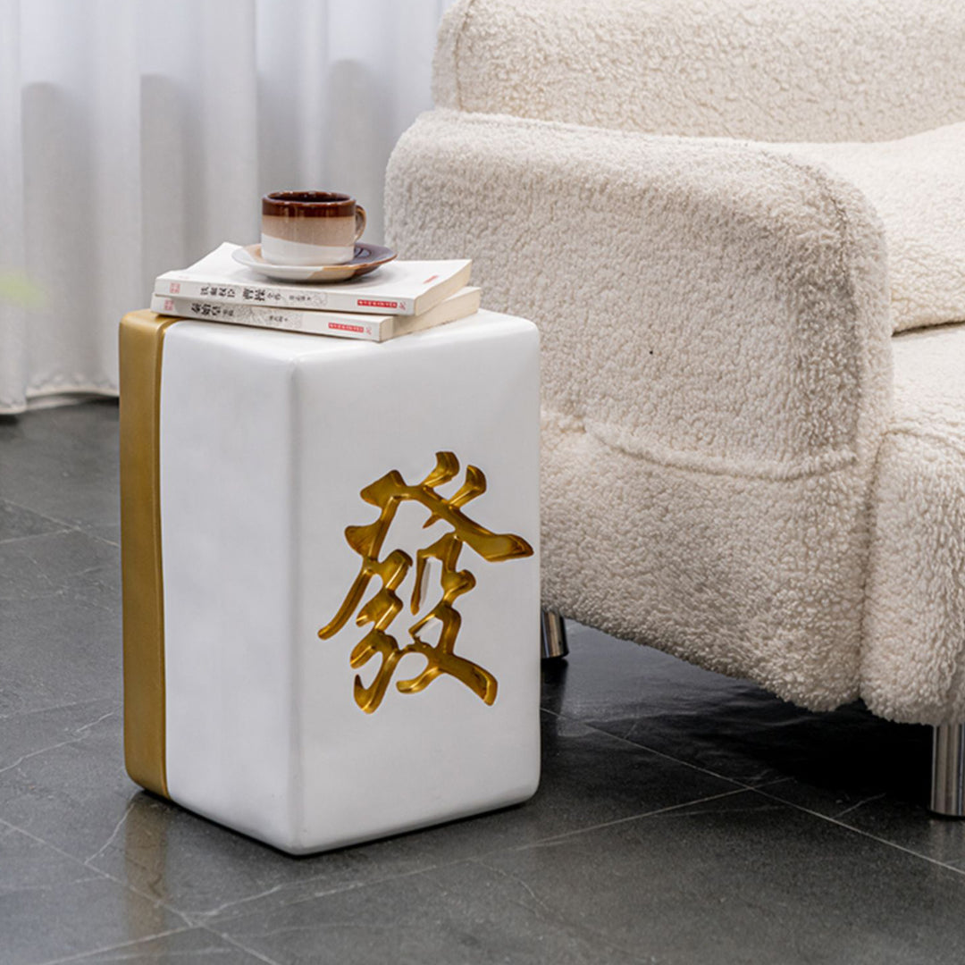 Modern resin side table huat environmental situation.