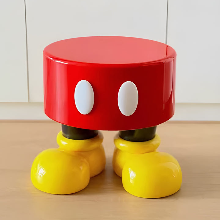 Modern resin stool mickey environmental situation.