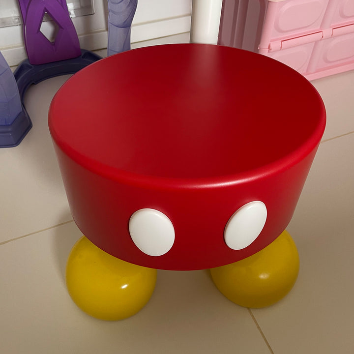 Modern resin stool mickey situational feels.