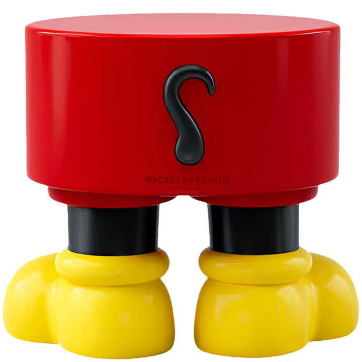 Modern resin stool mickey layered structure.