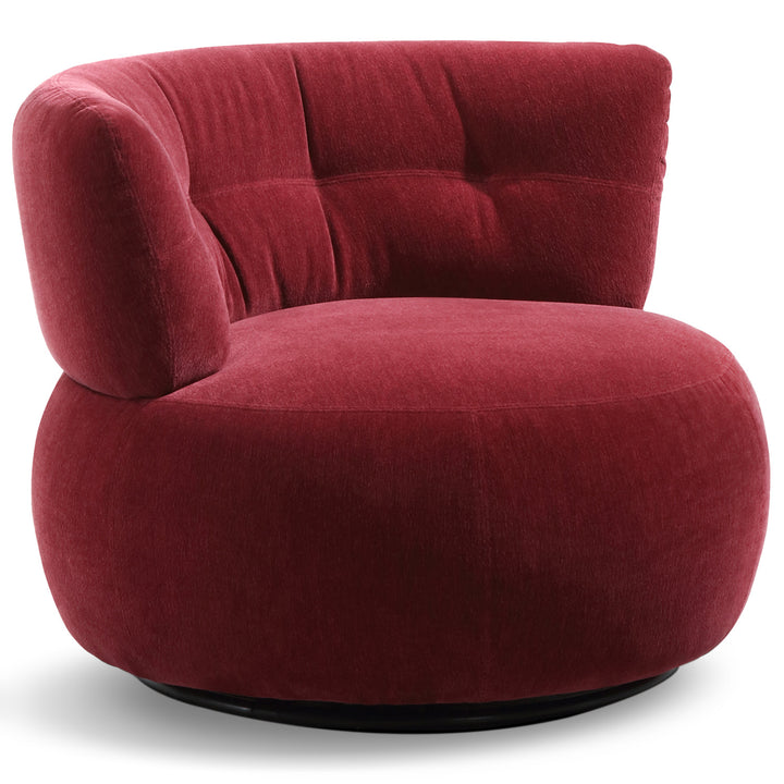 Modern Velvet Fabric 1 Seater Sofa PUFF