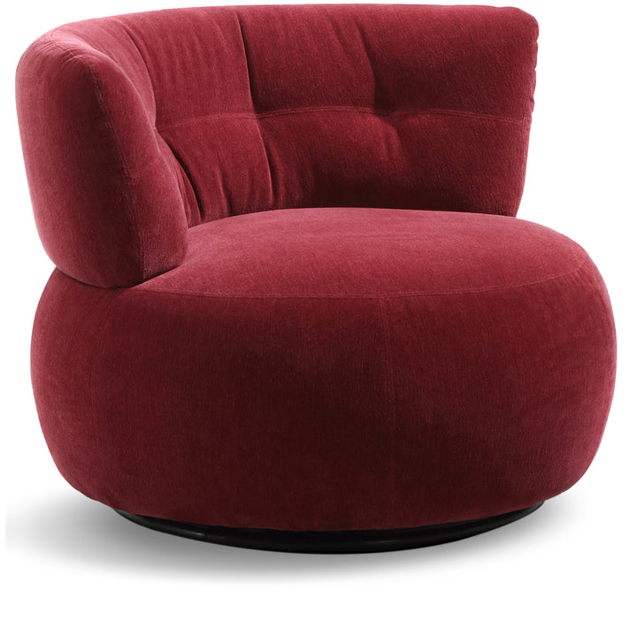 Modern Velvet Fabric 1 Seater Sofa PUFF