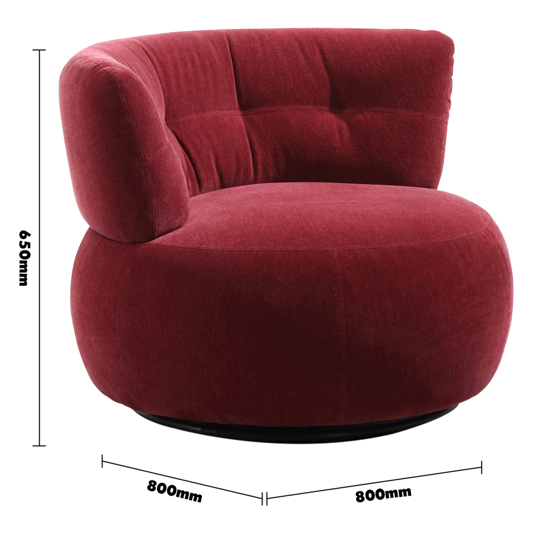 Modern Velvet Fabric 1 Seater Sofa PUFF