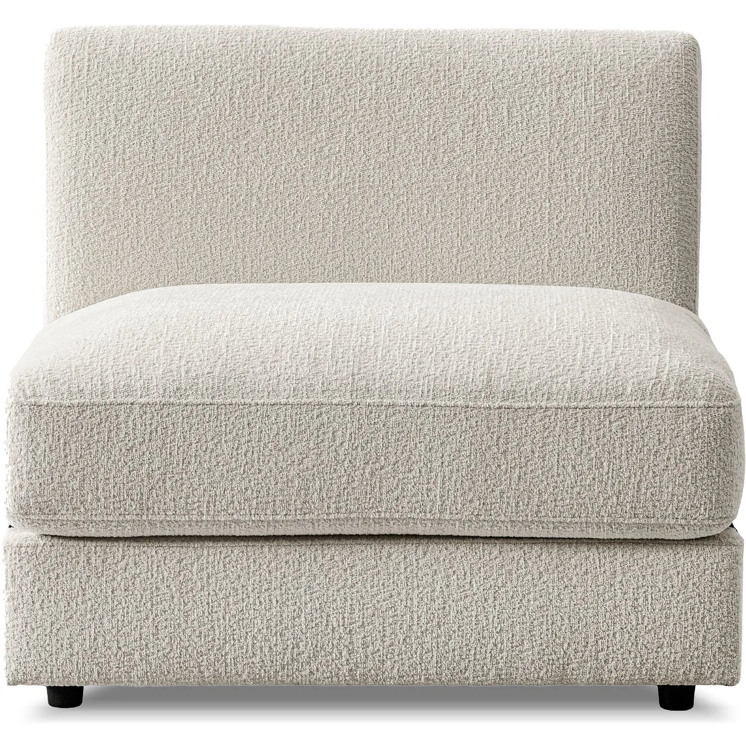 Armless Module Sofa Minimalist Velvet Fabric Modular Armless 1 Seater Sofa FABLE – LOFT HOME