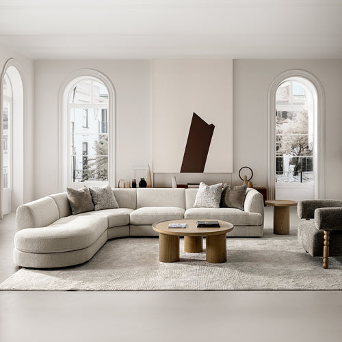 Modern Velvet Fabric Modular Joint Connection 1 Seater Sofa FABLE Good to Know Preview-1
