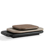 Modern Wood Revolving Coffee Table LUMINA