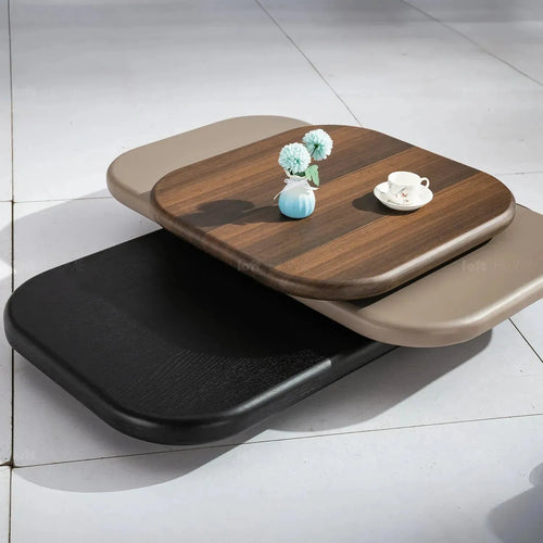 Modern Wood Revolving Coffee Table LUMINA Good to Know Preview-1