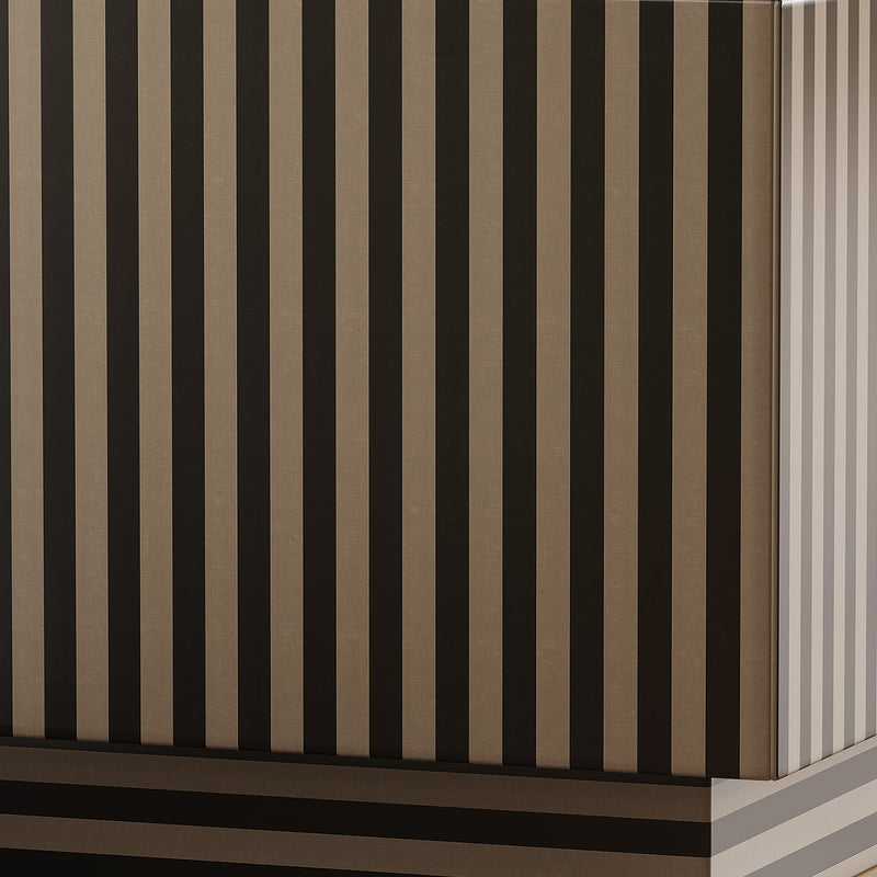 Bauhaus wood tv console stripe color swatches.