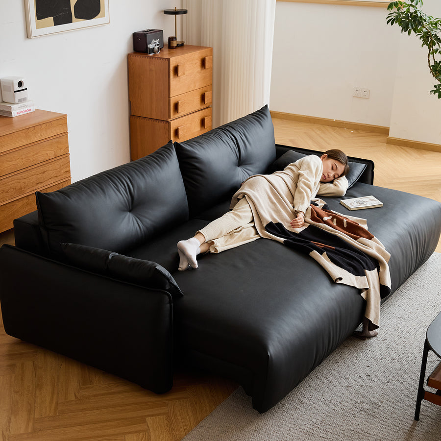 Modern genuine leather electric recliner 4 seater sofa evena material variants.