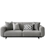 Modern Mixed Weave Fabric 3 Seater Sofa GRIDDY
