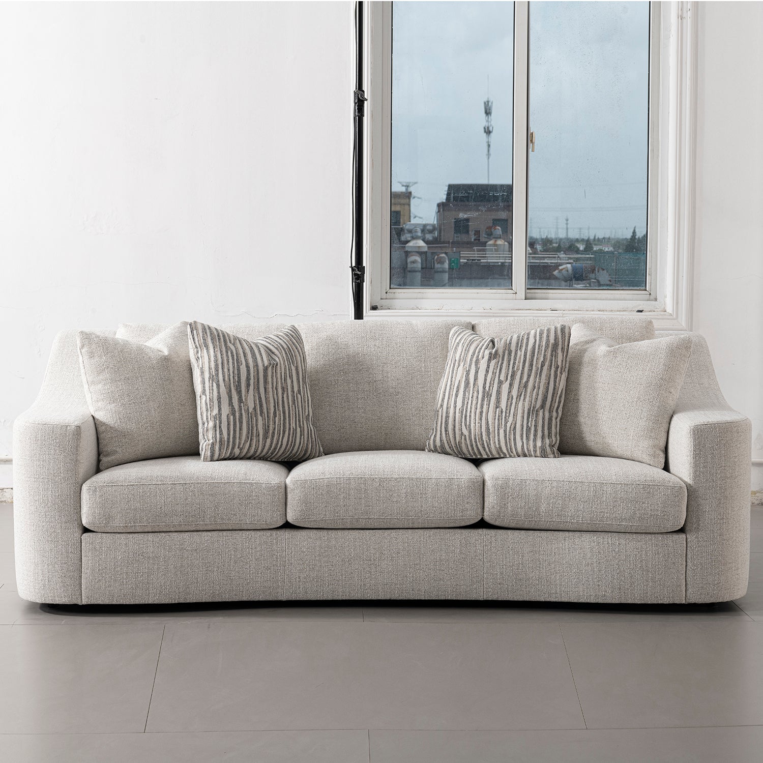 Modern Mixed Weave Fabric 3 Seater Sofa TERRA – LOFT HOME