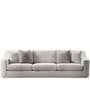 Modern Mixed Weave Fabric 4 Seater Sofa TERRA