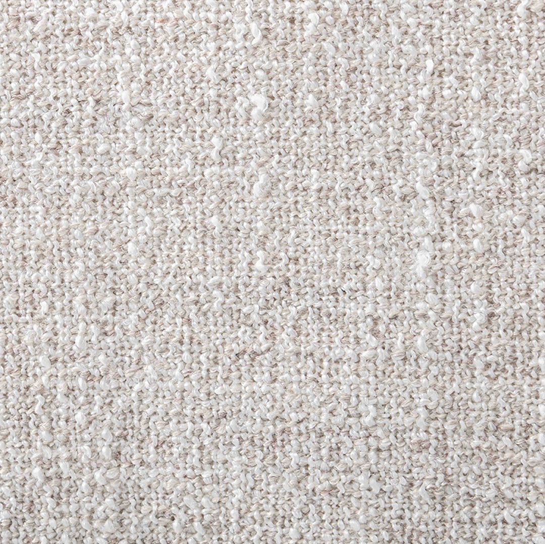 Modern mixed weave fabric corner 2 seater sofa lucent color swatches.