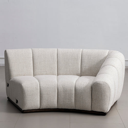 Modern Mixed Weave Fabric Modular Corner 1 Seater Sofa BENTO Good to Know Preview-1
