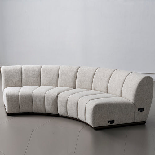 Modern Mixed Weave Fabric Modular Sectional 4 Seater Sofa BENTO Good to Know Preview-1
