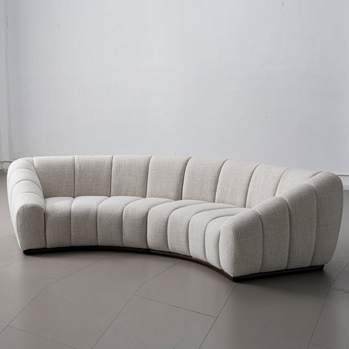 Modern Mixed Weave Fabric Modular Sectional 5 Seater Sofa BENTO Good to Know Preview-1