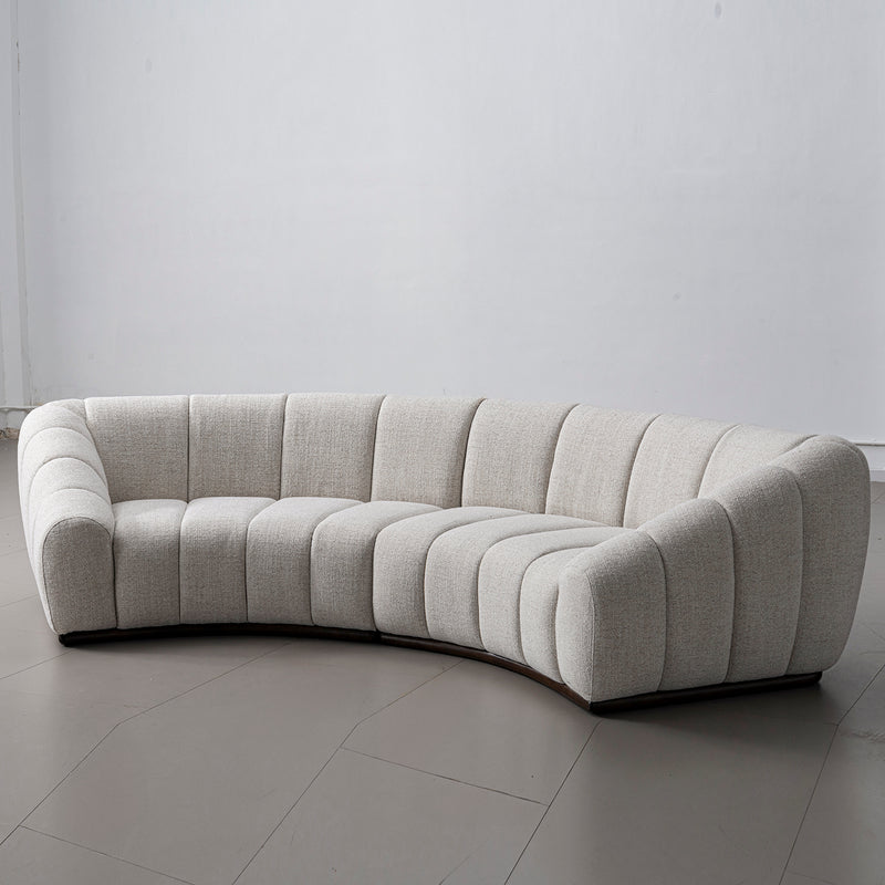 Modern Mixed Weave Fabric Modular Sectional 5 Seater Sofa BENTO Good to Know Preview-1