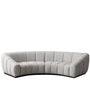 Modern Mixed Weave Fabric Modular Sectional 5 Seater Sofa BENTO